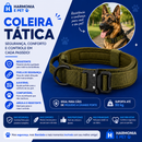 COLEIRA TÁTICA DE NYLON RESPIRÁVEL – RESISTÊNCIA PARA GRANDE PORTE