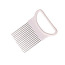 🍴 Garfo de Cebola em Aço Inoxidável e Plástico - para frutas e verduras e alta qualidade.