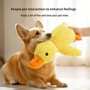 🦆 Patinho amarelo interativo de pelúcia – acessório pet divertido e aconchegante para cães.