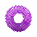 Brinquedo Interativo de Mastigar para Cães – Anel Espinhoso, Borracha TPR Natural