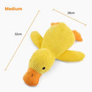 🦆 Patinho amarelo interativo de pelúcia – acessório pet divertido e aconchegante para cães.